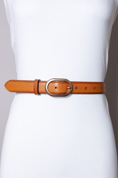 Chic Rose Gold Waist Belt – Matte Finish & Versatile Style