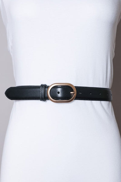 Chic Rose Gold Waist Belt – Matte Finish & Versatile Style