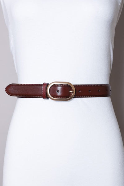 Chic Rose Gold Waist Belt – Matte Finish & Versatile Style