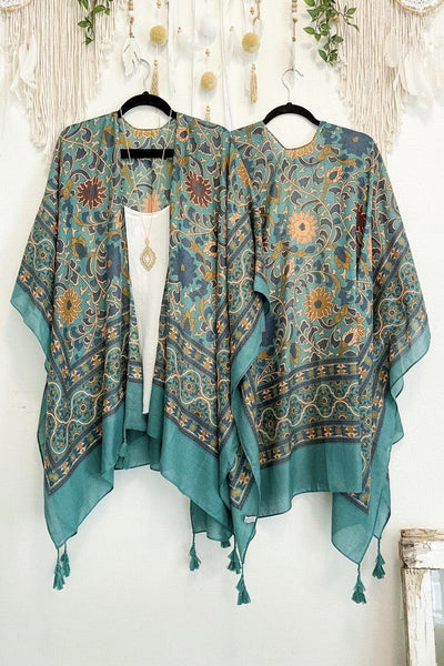 Moroccan Touch Tapestry Kimono - 4 colors