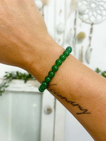 Green Aventurine 8mm Bead Bracelet