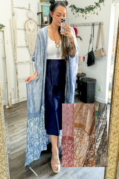 Paisley Free Flow Kimono