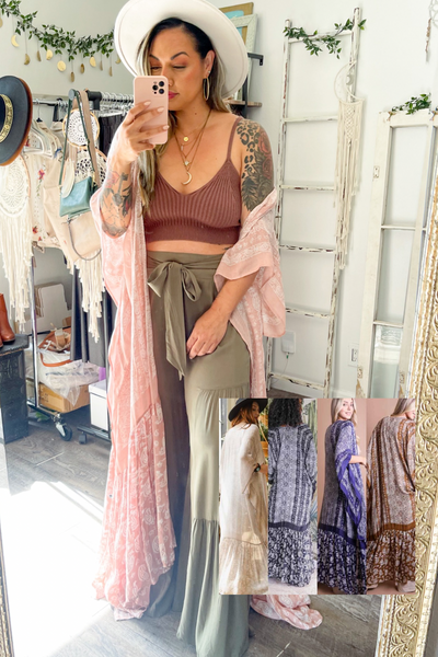 Paisley Free Flow Kimono - 5 Colors