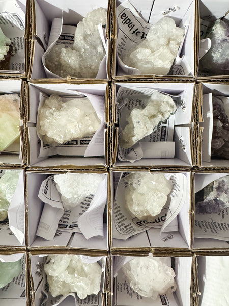 Apophyllite Cluster Crystal
