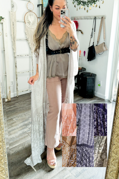Paisley Free Flow Kimono - 5 Colors