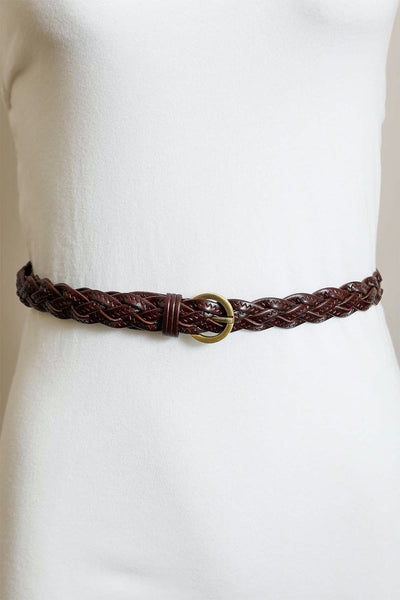 Braided Leather Belt