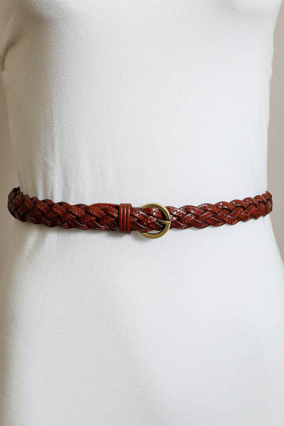 Braided Leather Belt