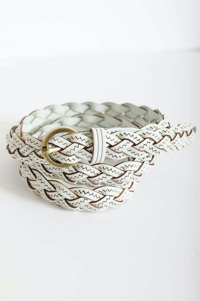 Braided Leather Belt