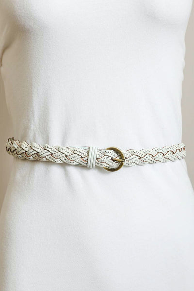 Braided Leather Belt