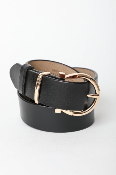 Horseshoe Gold Buckle Belt – 3 colors