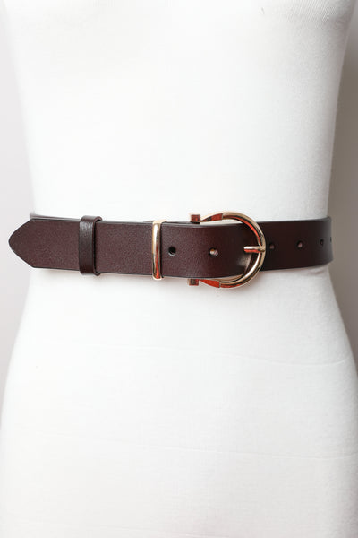 Horseshoe Gold Buckle Belt – 3 colors