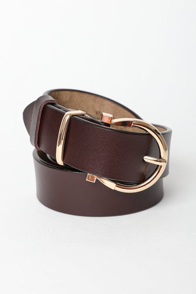 Horseshoe Gold Buckle Belt – 3 colors