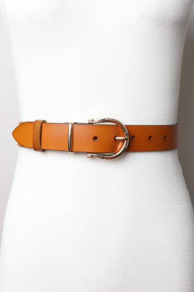 Horseshoe Gold Buckle Belt – 3 colors