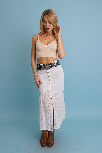 Eyelet Oval Disc Belt - 2 colors