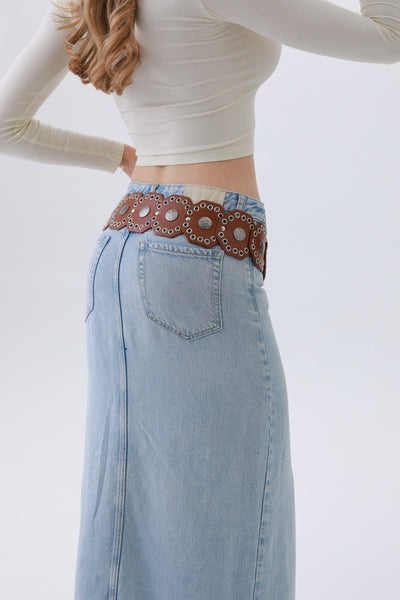 Classic Boho Leather Belt – 2 colors