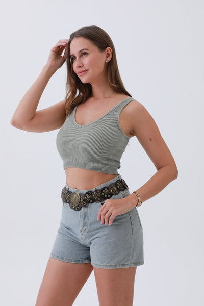 Rustic Dual-Tone Western Belt – 2 colors