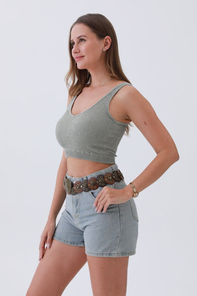 Rustic Dual-Tone Western Belt – 2 colors