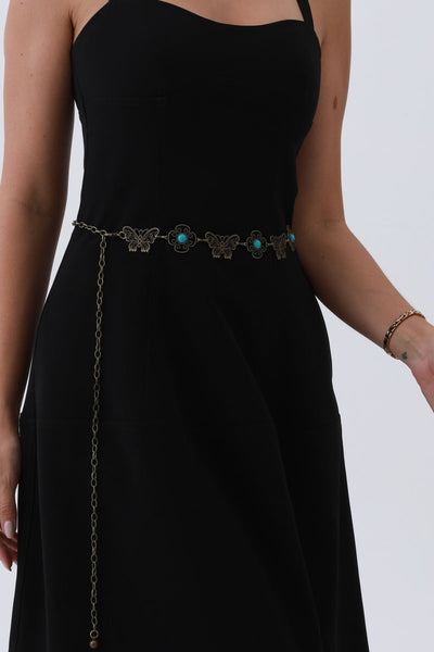 Boho Butterfly Chain Belt – 2 Colors 🦋