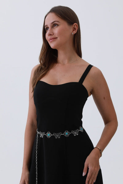 Boho Butterfly Chain Belt – 2 Colors 🦋