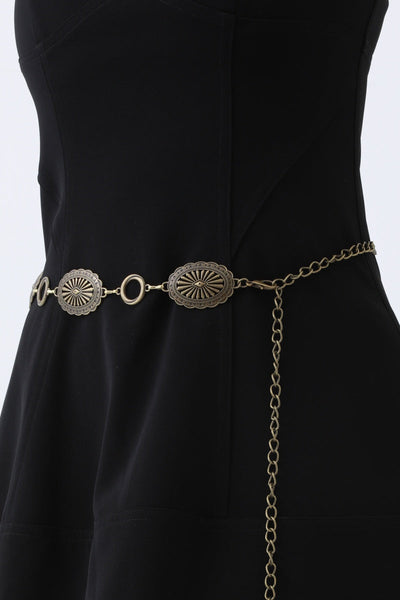 Oval Chain Link Belt - 3 colors
