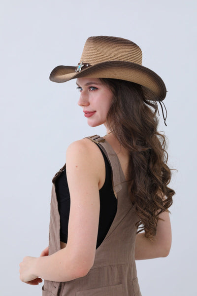 Rustic Star-Embellished Cowboy Hat – Timeless Western Charm🤠⭐