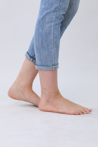 Versatile Gold Chain Anklet & Bracelet – 2-in-1 Elegance✨