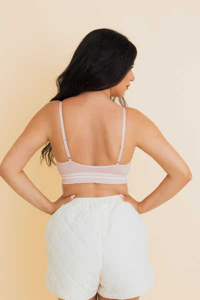 Sporty Vintage Ribbed Ultra Comfy Bralette-4 colors