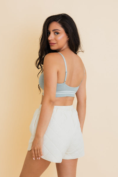 Sporty Vintage Ribbed Ultra Comfy Bralette-4 colors