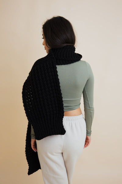 Waffle Weave Cozy Edge Scarf - 6 colors
