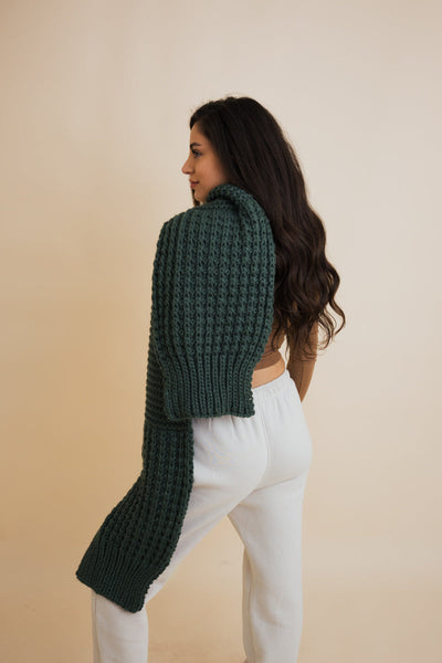 Waffle Weave Cozy Edge Scarf - 6 colors
