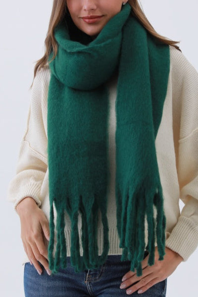 Classic Tassel Knit Scarf – 8 colors