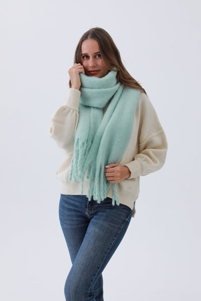Classic Tassel Knit Scarf – 8 colors