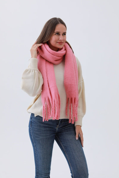 Classic Tassel Knit Scarf – 8 colors