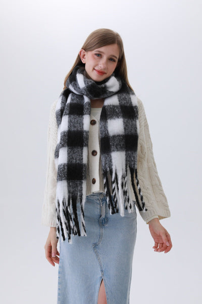 Classic Striped & Checkered Scarf – 3 colors🧣✨