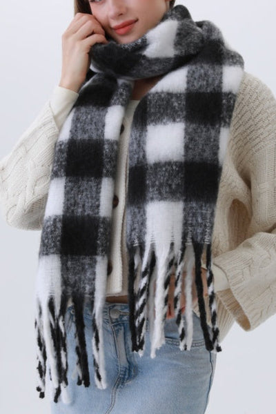 Classic Striped & Checkered Scarf – 3 colors🧣✨