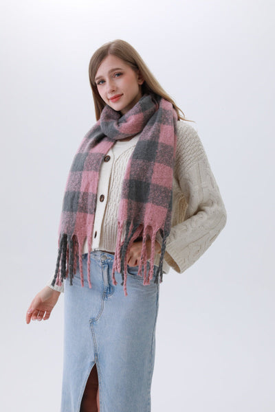 Classic Striped & Checkered Scarf – 3 colors🧣✨