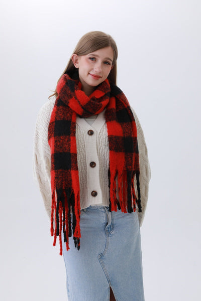 Classic Striped & Checkered Scarf – 3 colors🧣✨