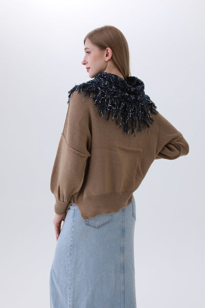 Coconut Button Infinity Scarf – 4 Colors 🌿🧣