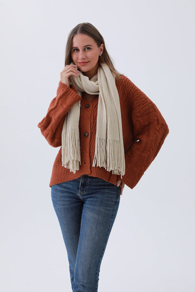 Luxe Chenille Knit Scarf – 8 colors
