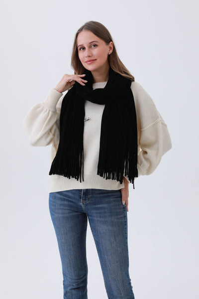 Luxe Chenille Knit Scarf – 8 colors