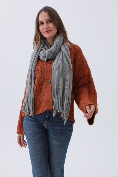 Luxe Chenille Knit Scarf – 8 colors