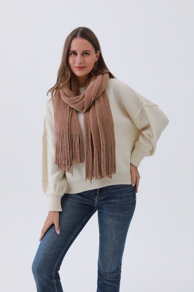 Luxe Chenille Knit Scarf – 8 colors