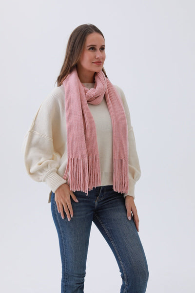 Luxe Chenille Knit Scarf – 8 colors