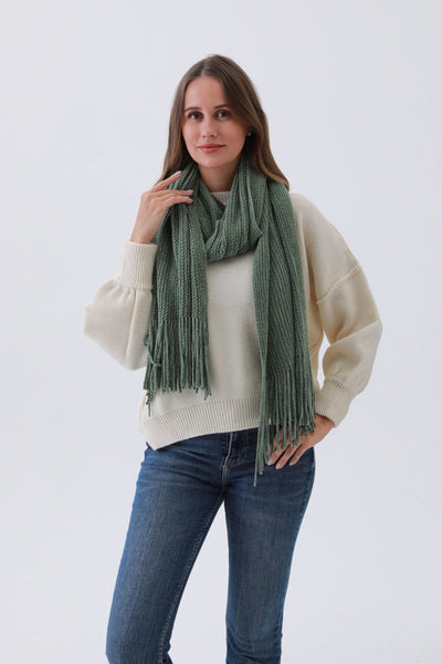 Luxe Chenille Knit Scarf – 8 colors