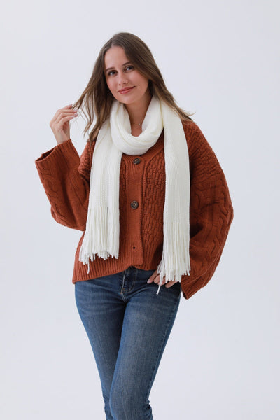 Luxe Chenille Knit Scarf – 8 colors