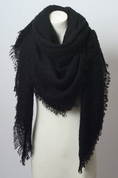 Luxury Mohair Square Scarf β Cozy & Elegant Wrap βοΈπ§£