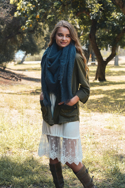 Luxury Mohair Square Scarf β Cozy & Elegant Wrap βοΈπ§£
