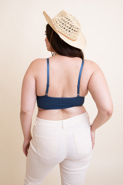 Curvy Waistband Loop Lace Brami Bralette