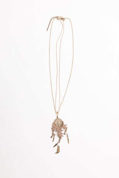 Dream Weave Medallion Necklace Jewelry