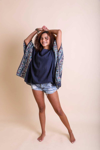 Geometric Embroidered Tunic - 7 colors